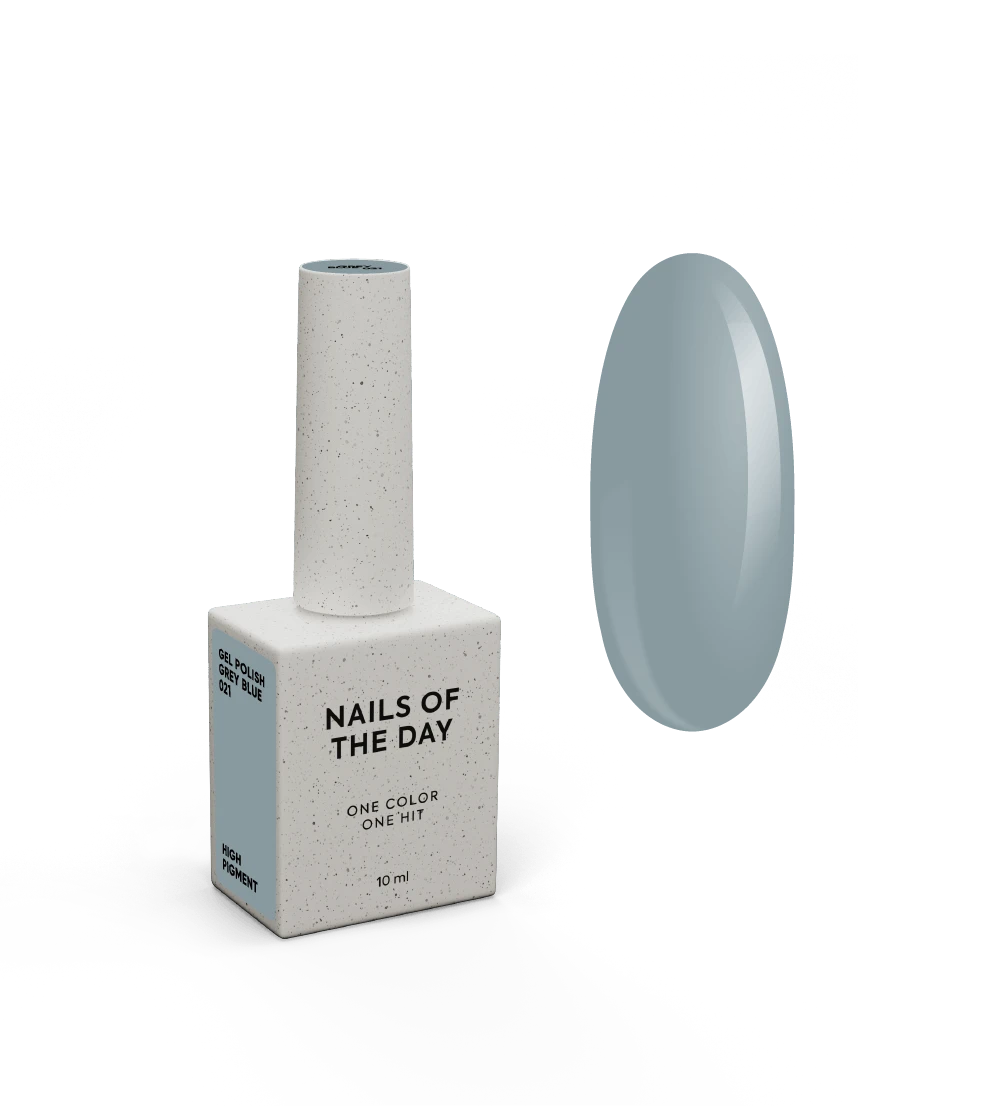 NAILSOFTHEDAY Gel polish Grey blue, 10 ml