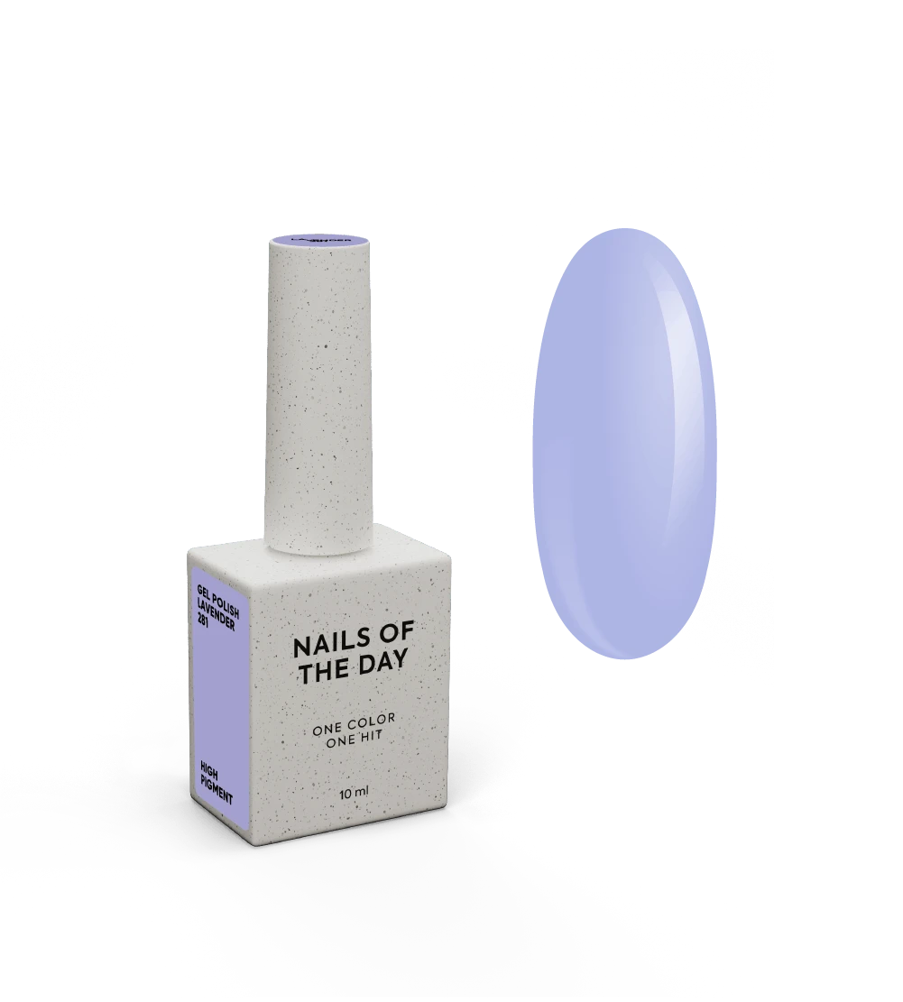 NAILSOFTHEDAY Gel polish Lavender, 10 ml