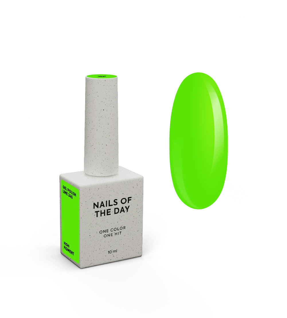 NAILSOFTHEDAY Gel polish Lime, 10 ml