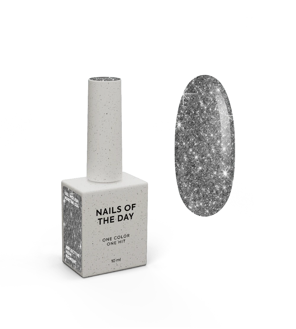 NAILSOFTHEDAY Reflective gel polish Martini, 10 ml