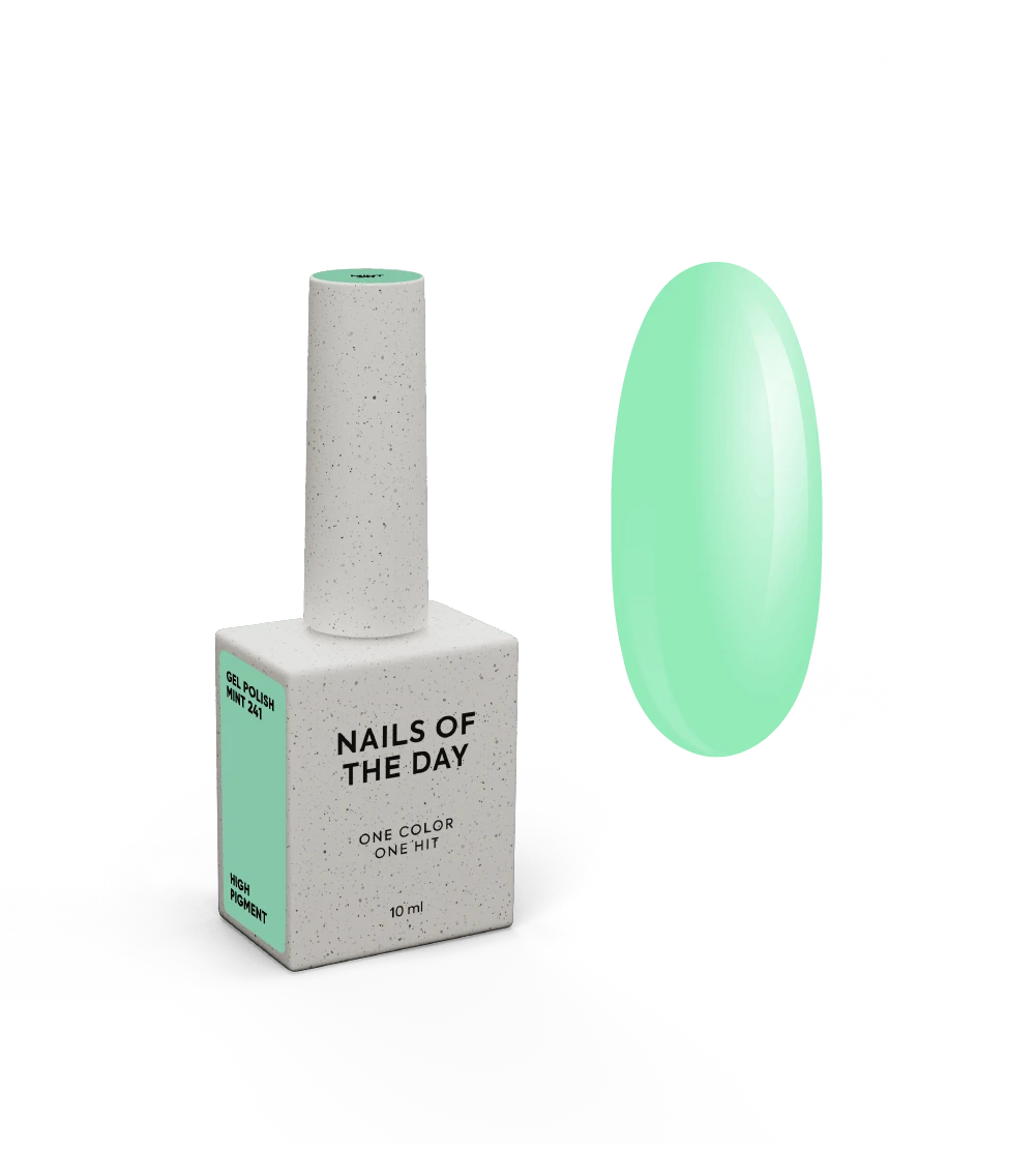 NAILSOFTHEDAY Gel polish Mint, 10 ml