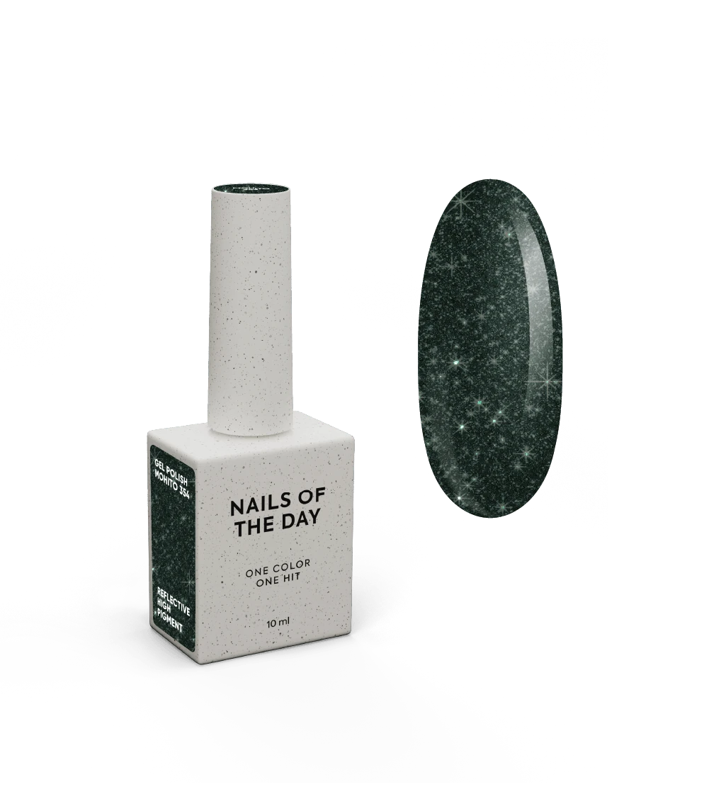 NAILSOFTHEDAY Reflective gel polish Mohito, 10 ml