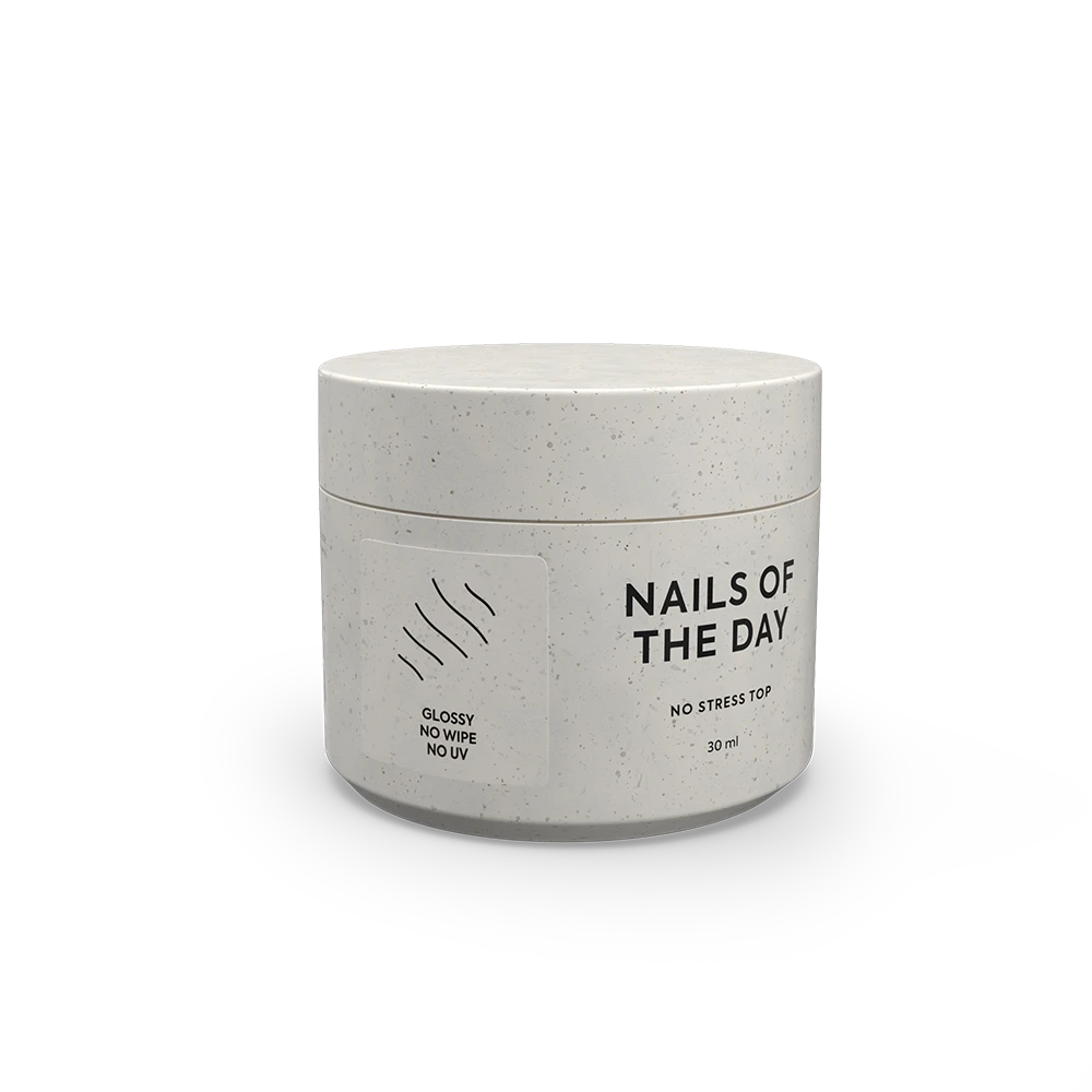 NAILSOFTHEDAY No stress top, no wipe