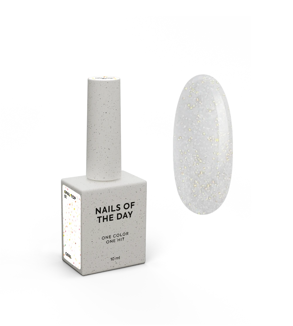 NAILSOFTHEDAY Opal top 01, 10 ml