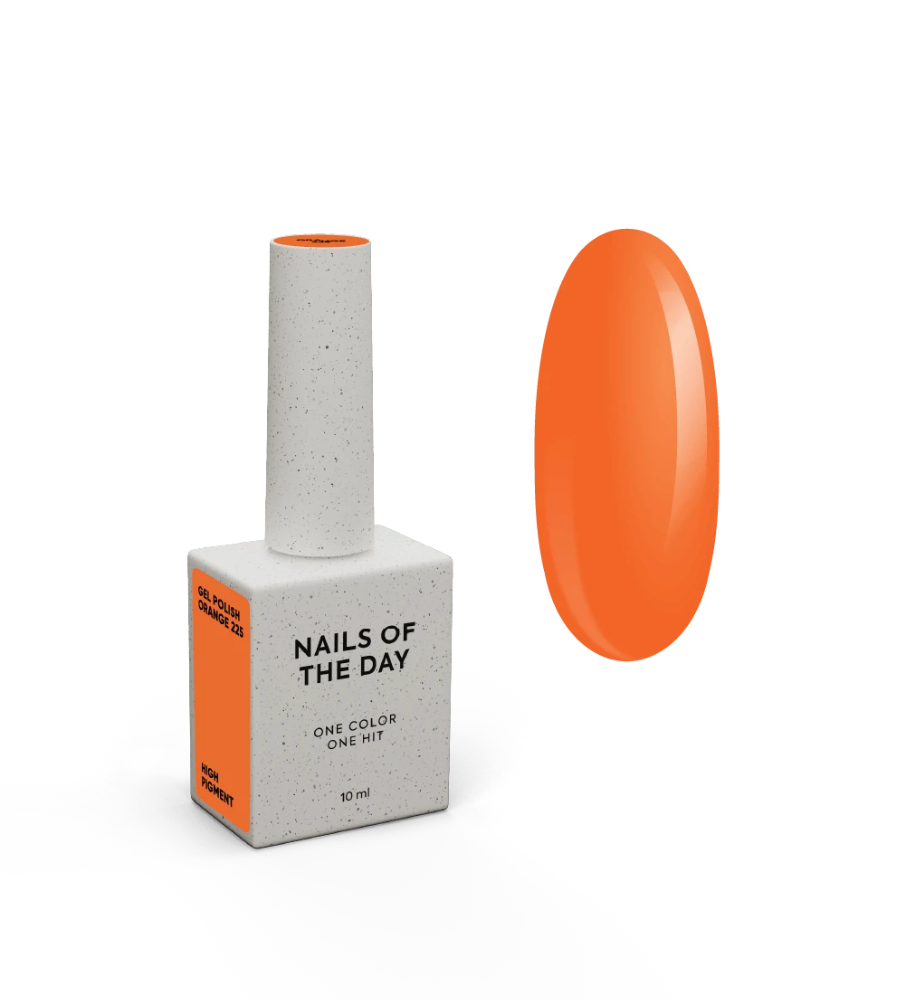 NAILSOFTHEDAY Gel polish Orange, 10 ml