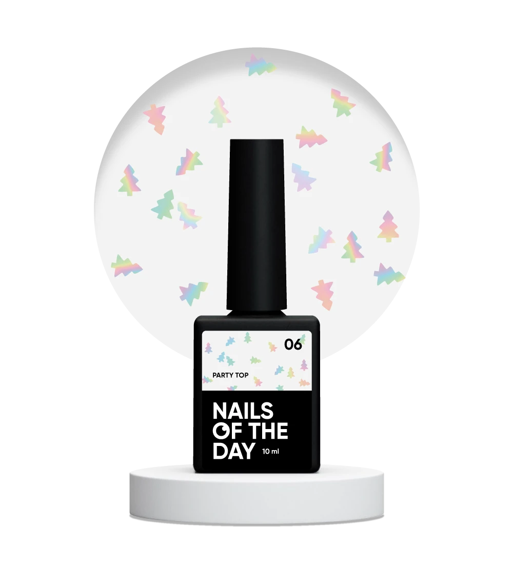 NAILSOFTHEDAY Party top 06, 10 ml