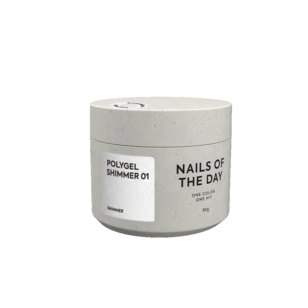 NAILSOFTHEDAY Polygel shimmer 01, 30 g