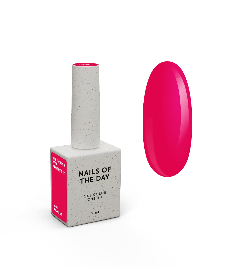 NAILSOFTHEDAY Gel polish Viva Magenta, 10 ml