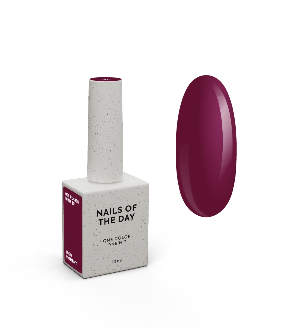 NAILSOFTHEDAY Gel polish Wine, 10 ml