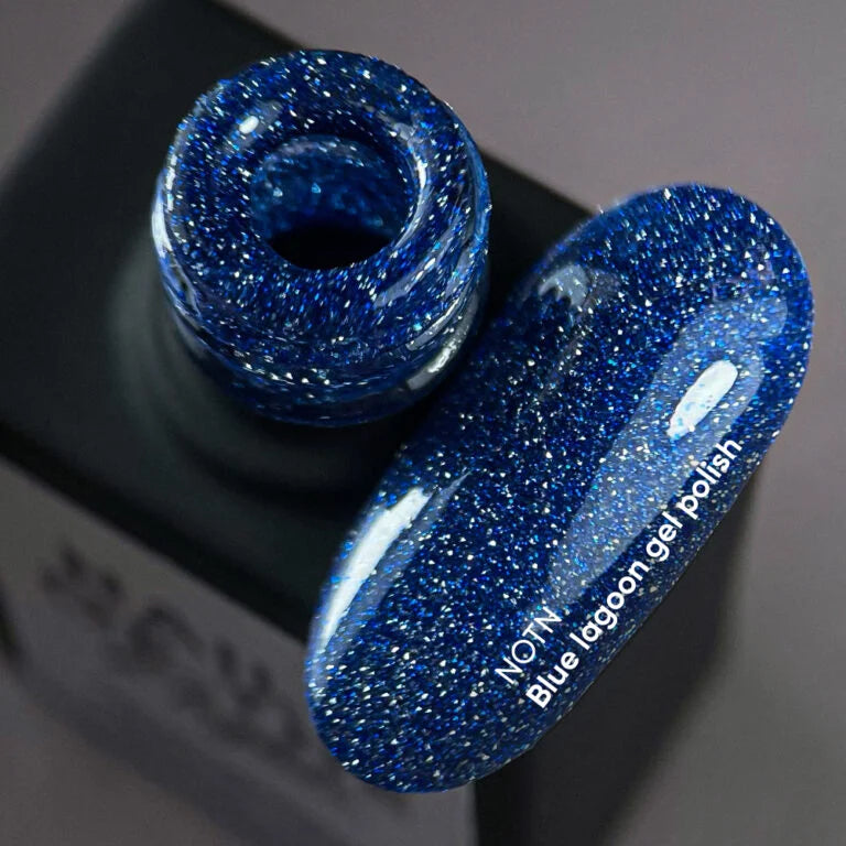 NAILSOFTHEDAY Reflective gel polish Blue Lagoon, 10 ml