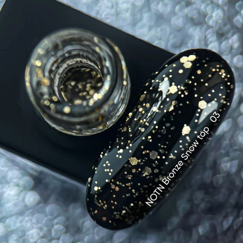 NAILSOFTHEDAY Bronze Snow top 03, 10 ml