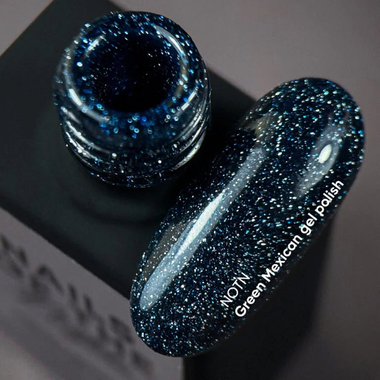 NAILSOFTHEDAY Reflective gel polish Green Mexican, 10 ml