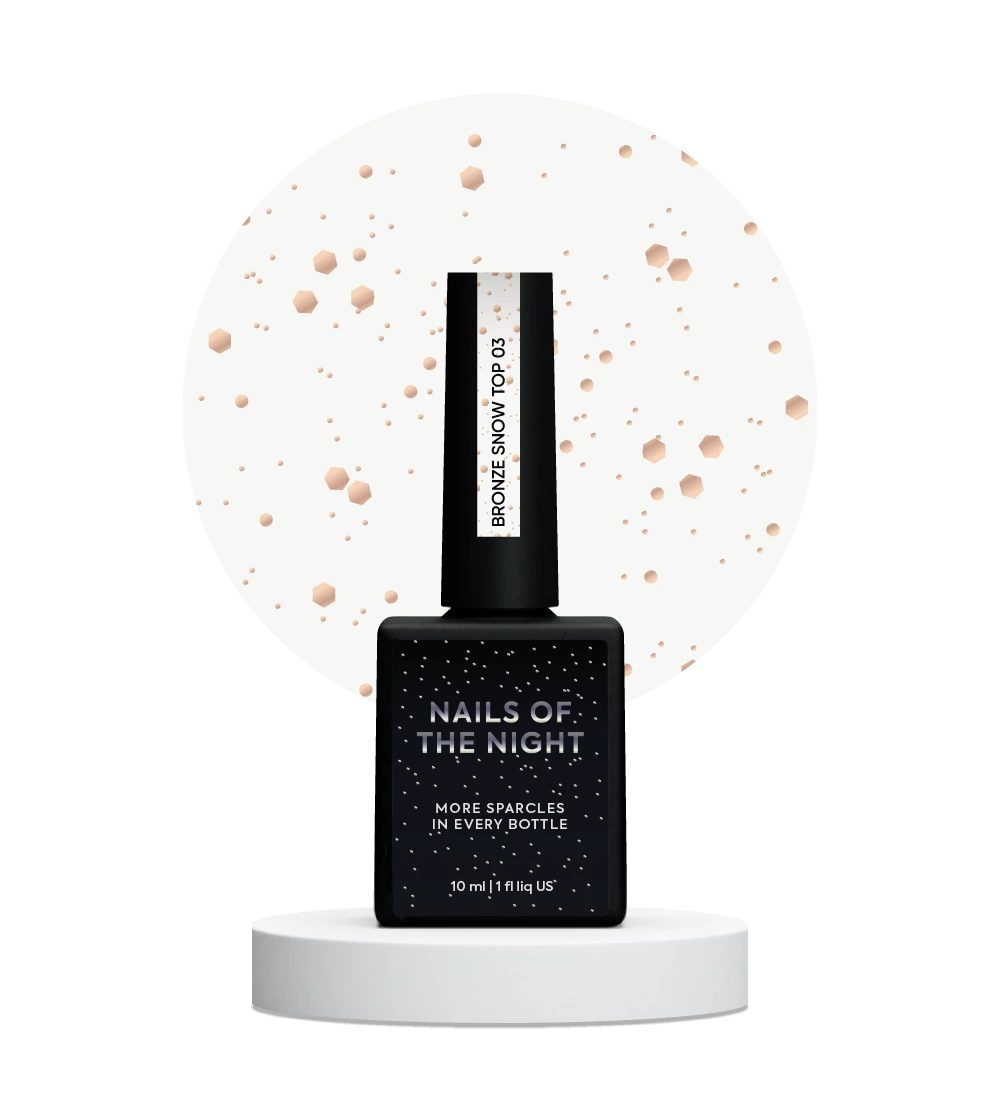 NAILSOFTHEDAY Bronze Snow top 03, 10 ml
