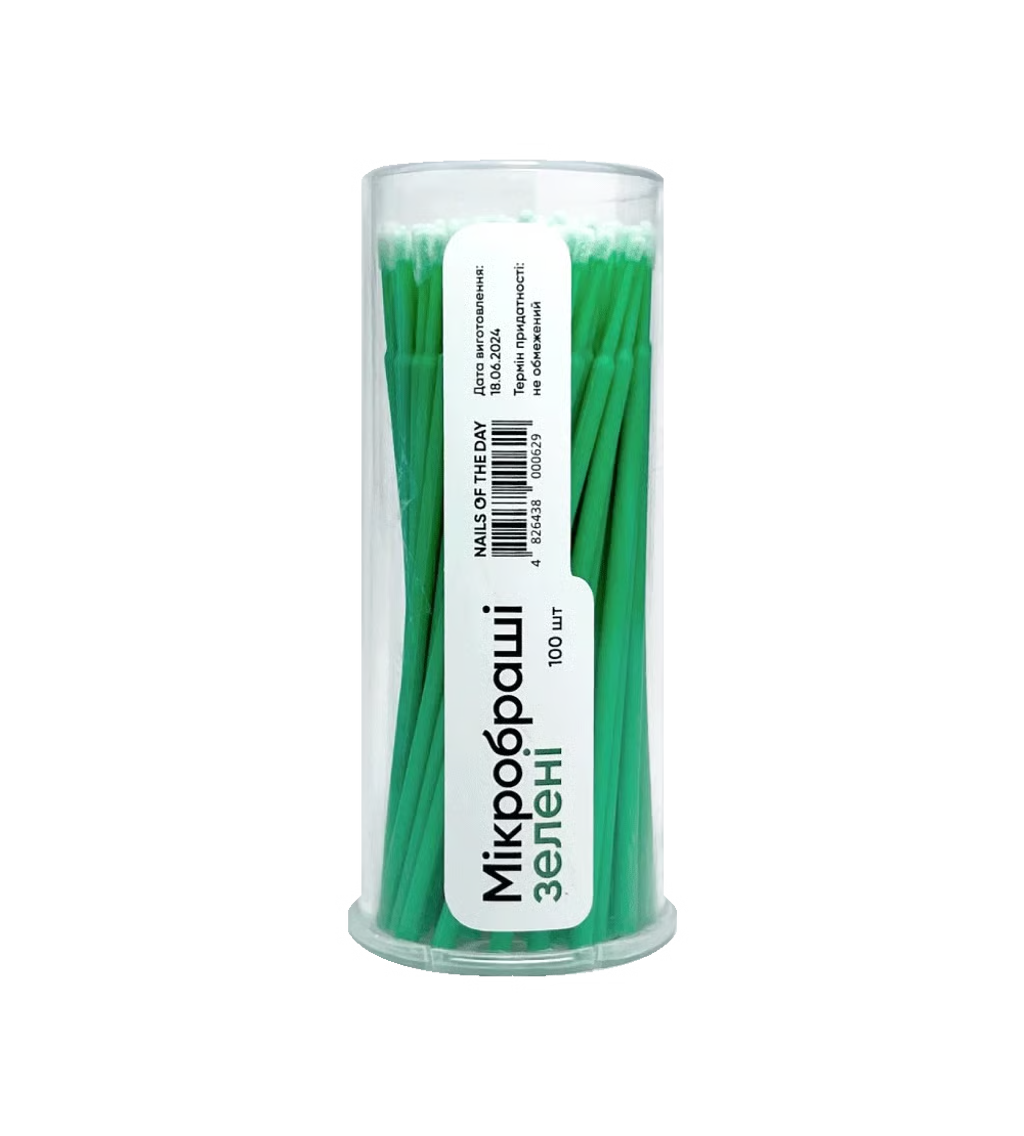 NAILSOFTHEDAY Microbrush, 100 vnt.