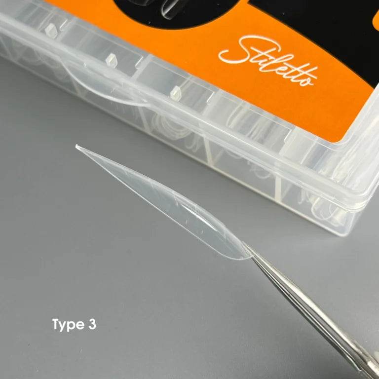 NAILSOFTHEDAY Dual Form Stiletto (Type 3), 120 vnt