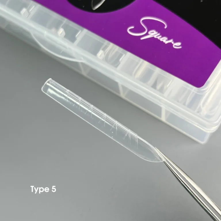 NAILSOFTHEDAY Dual Form Square (Type 5), 120 vnt