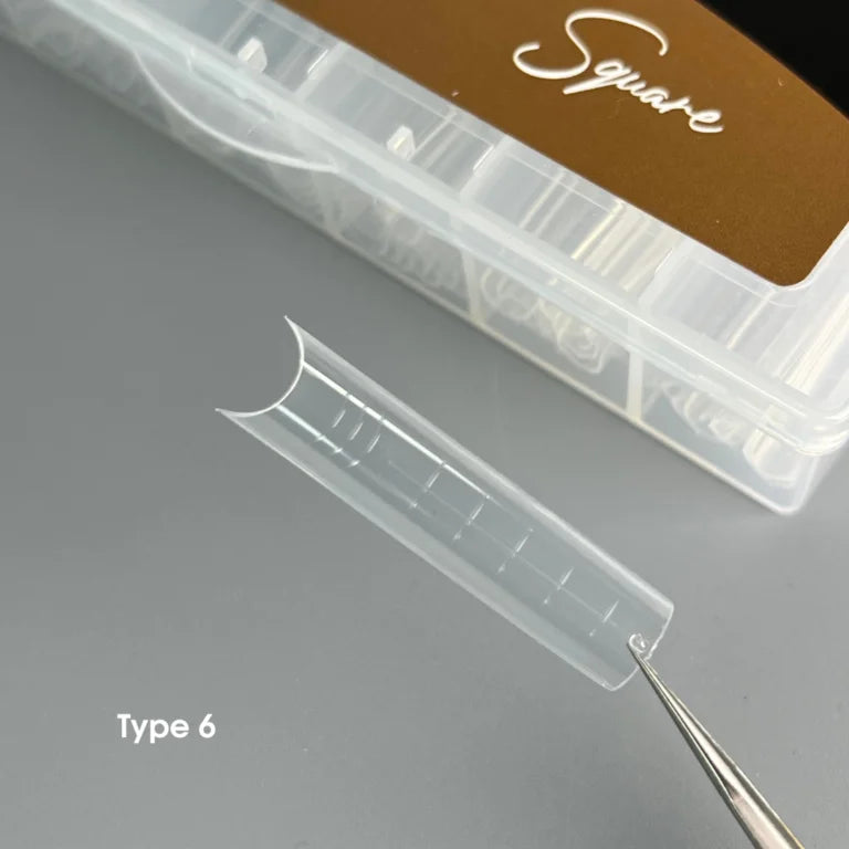 NAILSOFTHEDAY Dual Form Square (Type 6), 120 vnt