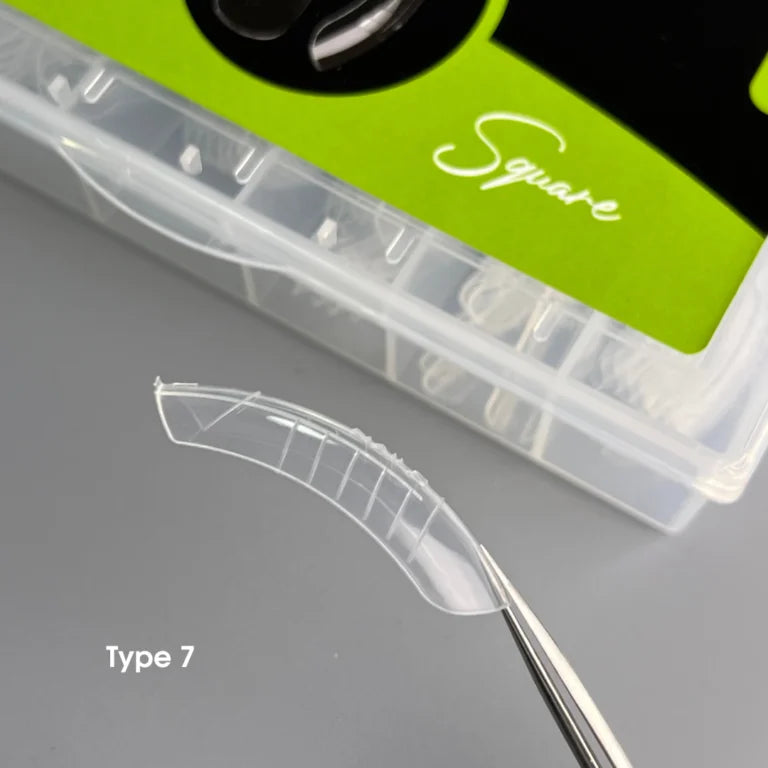 NAILSOFTHEDAY Dual Form Square (Type 7), 120 vnt